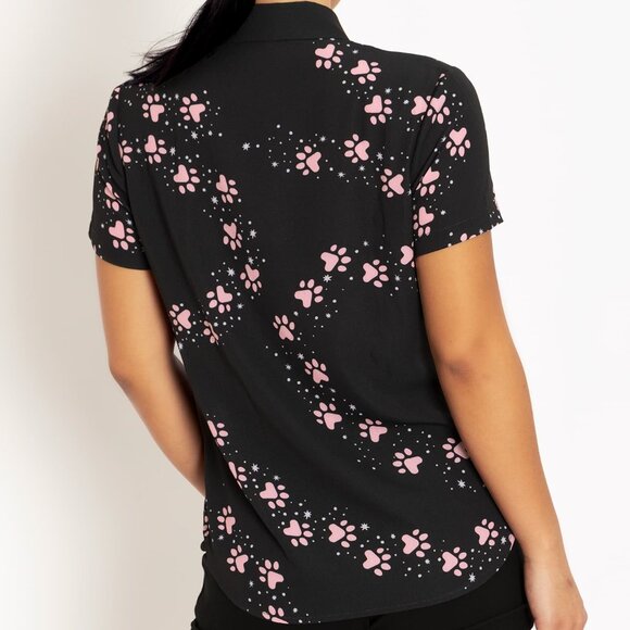 Blackmilk Cat Paws Button Up Shirt - Picture 4 of 6